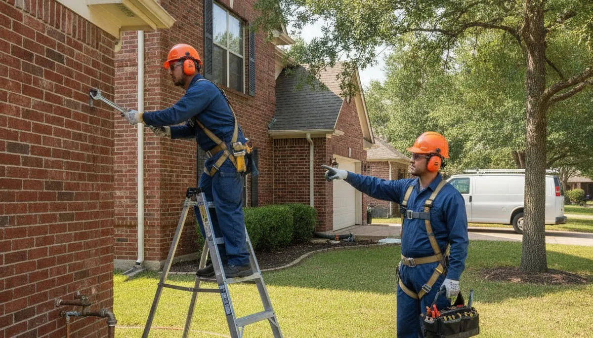 Dallas TX plumber providing professional plumbing repair service for local homeowners