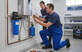 Dallas TX water heater repair service for plumbing repairs on the homepage widget